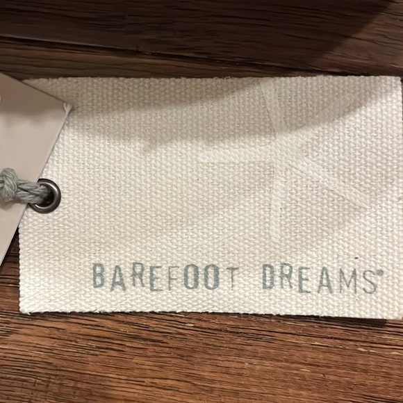 Barefoot Dreams Memory Foam Slipper in Heathered Graphite/White Size M - Picture 5 of 6